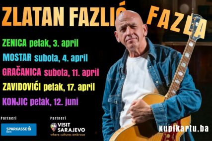 Zlatan Fazlić Fazla najavljuje niz koncerata u gradovima BiH, održat će i 3 koncerta u Njemačkoj