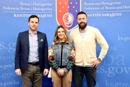 Najbolja bh. skijašica Elvedina Muzaferija na prijemu kod Uka i Magode