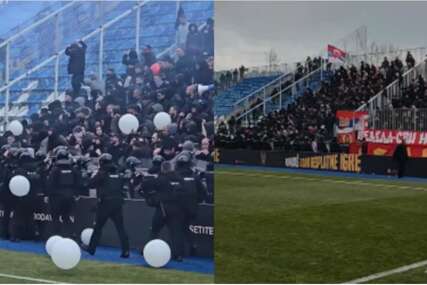 (VIDEO) Neredi na utakmici Novi Pazar - Zvezda, utakmica prekinuta već u prvoj minuti