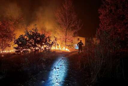 Požar iznad Ljutoga Doca stavljen pod nadzor, prijetio lovačkim kućama