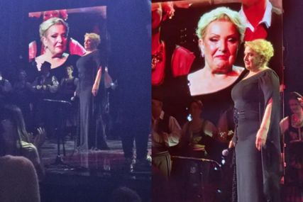 Zbog jedne pjesme Snežana Đurišić se rasplakala na kraju koncerta (VIDEO)