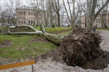 Narandžasto upozorenje zbog kiše i jakih udara vjetra