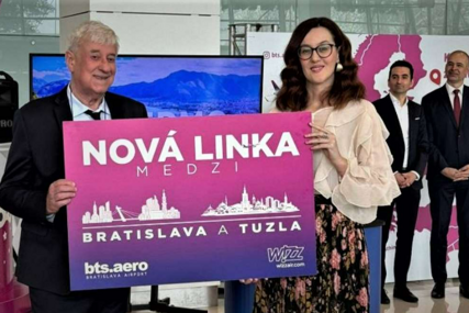 Tuzla dobila novu evropsku vezu, svečano otvorena aviolinija prema Bratislavi