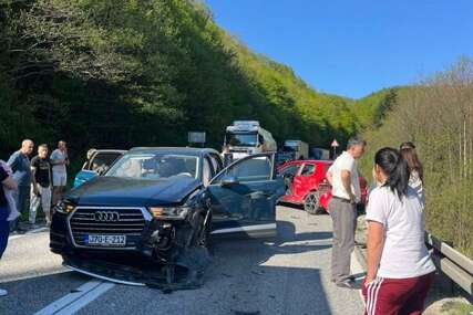 Kolaps na putu Sarajevo Mostar: Nesreća blokirala saobraćaj kod Bradine