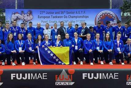 Taekwondo reprezentacije BiH na Evropskom prvenstvu u Mariboru: Od Saveza nisu dobili ni marku!