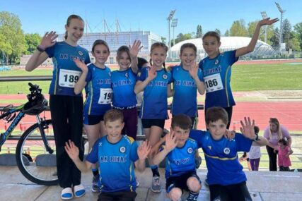 Mladi atletičari AK Bihać briljirali u 3. kolu Premijer atletske lige Hrvatske