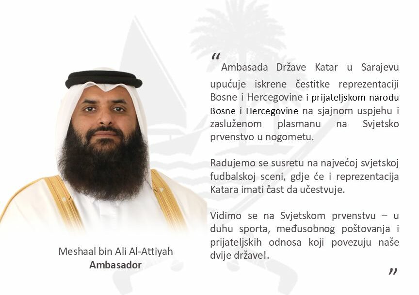 FOTO: AMBASADA KATARA U BIH
