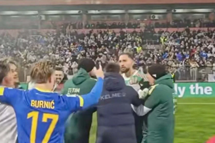 Detalj koji nismo vidjeli u prenosu: Donnarumma poslije meča krenuo na Dedića