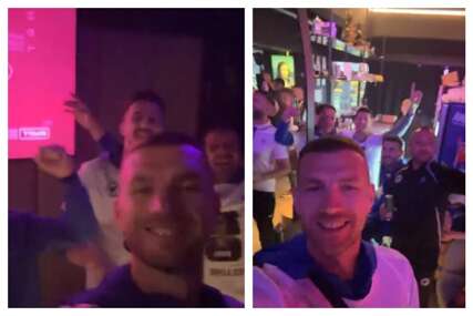 Edin Džeko proslavio plasman na Mundijal uz Tifinu "Grbavicu" i poručio: Volim te Željo!