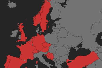 Nogometna mapa Evrope: Ovih 16 država učestvuje na Mundijalu 2026