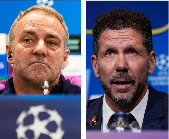 FOTO: HANSI FILICK, TRENER BARCELONE, I DIEGO SIMEONE, TRENER ATLETICO MADRIDA/EPA