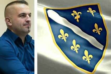 Član Predsjedništva HNS-a Sandro Jurković poručio: "Ljiljani su naša zastava"