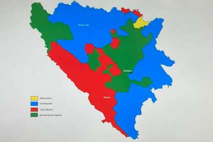 U Zagrebu predstavljena karta BiH sa tri entiteta