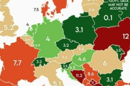 Evropska karta nezaposlenosti za 2026: Hrvatska i Slovenija bilježe najbolje rezultate, evo gdje je BiH
