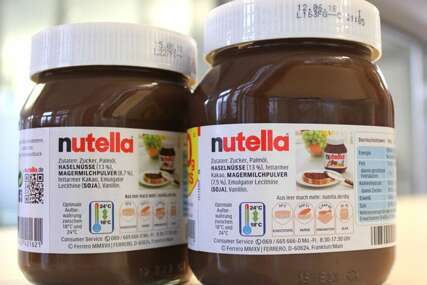 Nutella u Njemačkoj duplo jeftinija nego u BiH