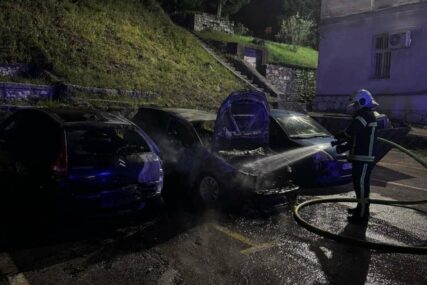 U Mostaru uhapšene dvije osobe zbog podmetanja požara na više vozila