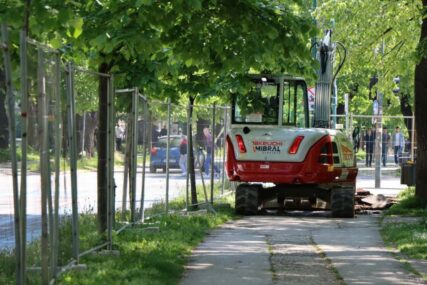 Počeli radovi na popločavanju Vilsonovog šetališta