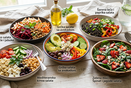 Više od običnog priloga: Otkrivamo 5 super salata koje su nutritivna remek-djela za energiju, vitku liniju i vrhunsko zdravlje!