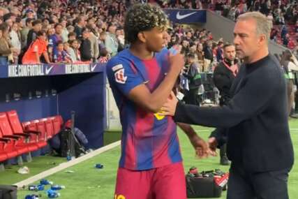 VIDEO Yamal nije slavio gol Barce za pobjedu. Svađao se s Flickom