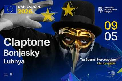 Nastup DJ Claptonea na Trgu BiH u Sarajevu pomjeren za 9. maj