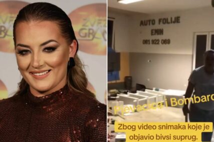 (VIDEO) Pjevačica "skočila" na bivšeg supruga, psovala, lomila sve i tražila pare