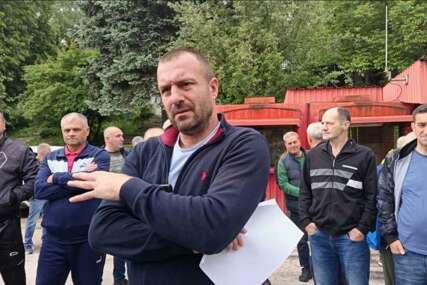 Penzioneri RMU Zenica protestovali pred Upravom, rudari obustavili rad u jami