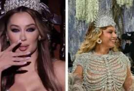 (FOTO) Mreže gore zbog Tee Tairović i Beyonce: Svi bruje o srebrnom stajlingu i kruni
