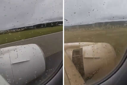 Novi snimak incidenta u Splitu: Putnici snimili trenutak kad je avion izletio s piste