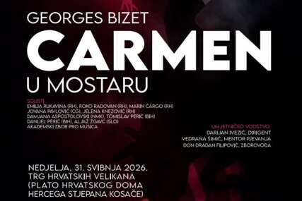 OPERNI SPEKTAKL POD ZVIJEZDAMA Bizetova "Carmen" stiže na plato ispred mostarske "Kosače"