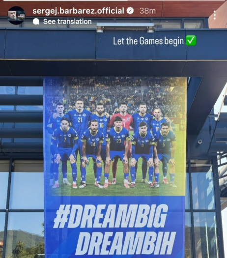 FOTO: SERGEJ BARBAREZ INSTAGRAM