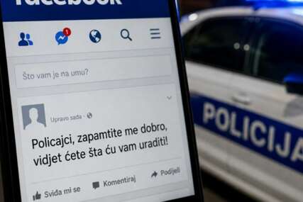 Prijetio policajcima preko Facebooka pa završio u zatvoru