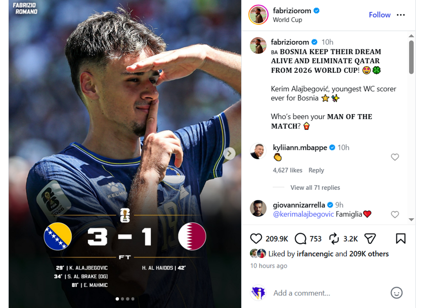 FOTO: INSTAGRAM FABRIZIOROM

