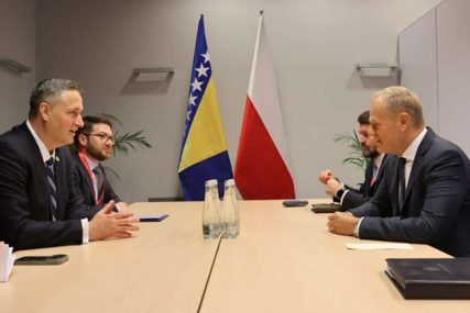 Bećirović održao sastanak s premijerom Poljske Donaldom Tuskom