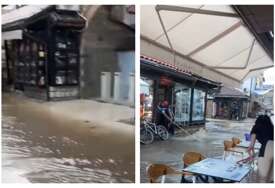 Nezapamćena poplava na Baščaršiji