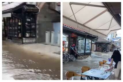 Nezapamćena poplava na Baščaršiji