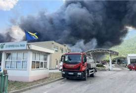 Upućeno upozorenje lokalnom stanovništvu zbog požara na deponiju Uborak