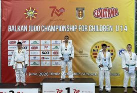 Balkansko prvenstvo u džudou za U14 - Reprezentativci BiH osvojili šest medalja