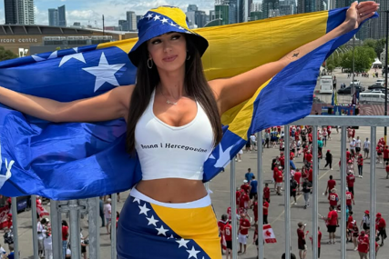 PRIVUKLA PAŽNJU Poznato ko je zgodna navijačica BiH s tribina u Torontu
