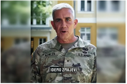 Komandant NATO Štaba u Sarajevu: "Mislio sam da Amerika ima najbolje navijače dok nisam došao u BiH, idemo do finala!"