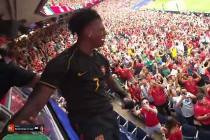 MOMAK MALO PRETJERAO... IShowSpeed nakon gola Ronalda umalo nije ispao iz VIP lože (VIDEO)