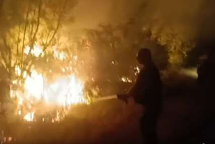 VIDEO Vatrogasci proveli besanu noć, branili sela kod Trebinja. Komandir apelovao: "Potrebni su nam ljudi!"