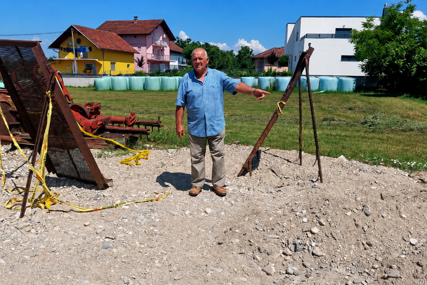 Mještanin kod Sanskog Mosta pronašao minu tokom pretovara pijeska