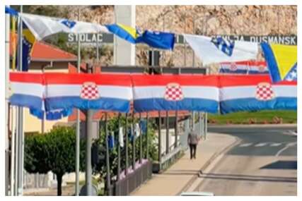 U Stocu postavljene bh. i hrvatske zastave uoči početka Mundijala