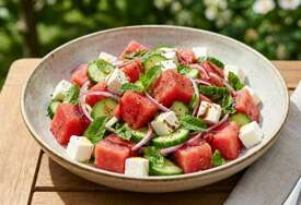 Ljetni hit na tanjiru: Osvježavajuća salata s lubenicom i feta sirom
