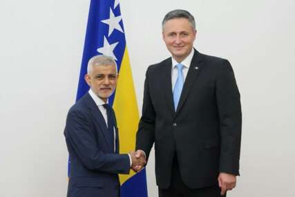 Sadiq Khan stigao u Sarajevo: Bećirović ugostio gradonačelnika Londona u Predsjedništvu BiH