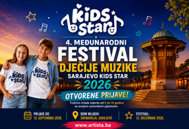 Male note, veliki snovi – Četvrti Sarajevo "Kids Star" traži novu generaciju izvođača