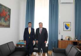 Brkić primio u nastupnu posjetu ambasadora Kuvajta u BiH Salaha Albannaija