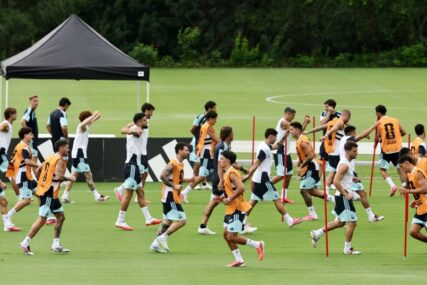 Zbog oluje otkazan trening Španije, Argentinci ipak trenirali