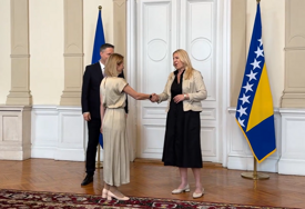 Kaja Kallas na sastanku u Predsjedništvu BiH: Dočekali su je Bećirović i Cvijanović