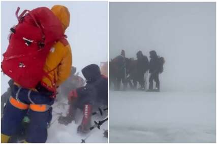 Ruski spasioci objavili novi snimak s Elbrusa: Mećava i olujni vjetar otežavaju izvlačenje tijela stradalih planinara